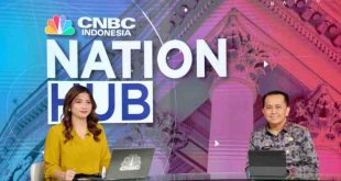 PJ Gubernur Sumsel, Agus Fatoni yang menjadi narasumber di TV CNBC di Kantor CNBC, Transmedia, Tendean, Jakarta Selatan. Foto: Humas Pemprov Sumsel.