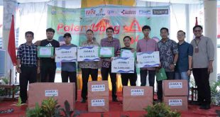 Para juara lomba gaplek di Kominfo Palembang, Kamis (13/6/2024). Foto: Sumselheadline/Pitria.