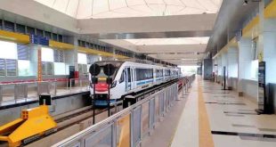 Suasana di stasiun LRT Sumsel. Foto: Dok Sumselheadline.