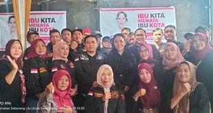 Nandriani Octarina sambangi Markas Besar DPD GRIB Sumsel dalam rangka silaturahmi bersama pengurus dan seluruh jajaran GRIB Sumsel, Rabu (19/6/2024). Foto: Sumselheadline/Fer.