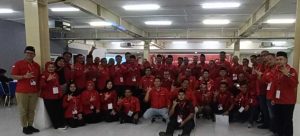 Para kader PDIP Sumsel jelang mengikuti pelatihan di Wisama Atlet, JSC Palembang, Jumat (31/5/2024). Foto: Fer.