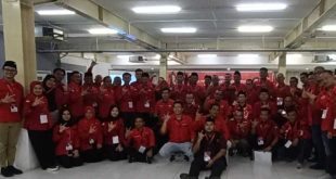 Para kader PDIP Sumsel jelang mengikuti pelatihan di Wisama Atlet, JSC Palembang, Jumat (31/5/2024). Foto: Fer.