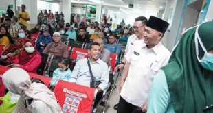 Sekda Muba, Apriyadi melihat langsung pelayanan kesehatan di RSUD Sekayu, Rabu (19/6/2024). Foto: Kominfo Muba.