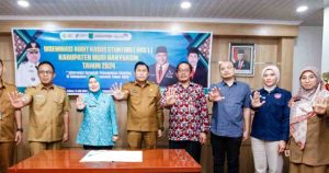 Pembukaan kegioatan diseminasi audit kasus Stunting (Aks 1) Kabupaten Muba tahun 2024, Selasa (11/6/2024). Foto: Kominfo Muba.