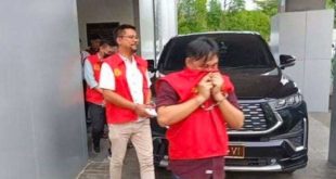 Para tersangka kasus perpajakan di Palembang. Foto: Dok Sumselheadline.