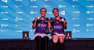 Ana/Tiwi menjuarai Australia Open 2024, Minggu (16/6/2024). Foto; IG PB PBSI.