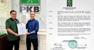 Yudha Pratomo Mahyuddin resmi menerima rekomendasi dari Partai Kebangkitan Bangsa (PKB). Foto: Dok Tim Yudha.