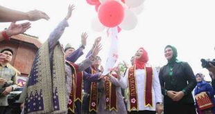 Pj Gubernur Sumsel, Elen Setiadi meresmikan gedung Palang Merah Indonesia (PMI) Kabupaten Ogan Komering Ulu (OKU), Senin (29/7/2024) siang. Foto: Humas Pemprov Sumsel.