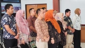Para pimpinan BUMD SP2J Palembang bersaksi di sidang kasus korupsi di PN Tipikor Palembang, Kamis (11/7/2024). Foto: Sumselheadline/Ela.
