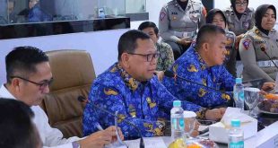 Penjabat (PJ) Walikota Palembang Ucok Abdulrauf Damenta, usai rapat koordinasi, Rabu (17/7/2024). Foto: Sumselheadline/Pitria.