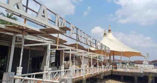 Kondisi dermaga Kampung Kapitan, Palembang, Senin (29/7/2024). Foto: Sumselheadline/Pitria.