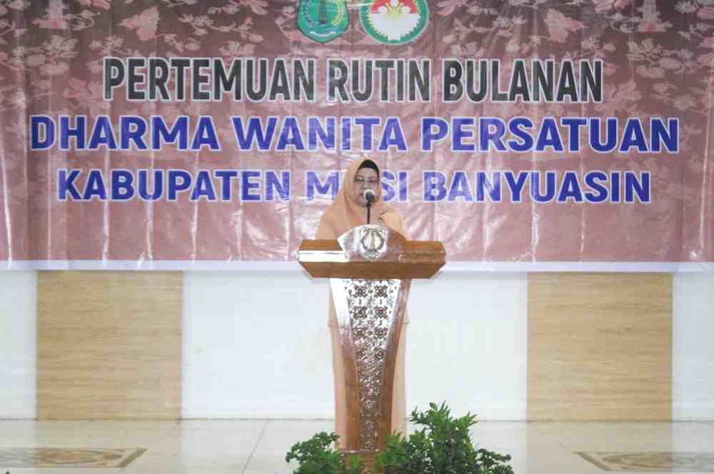 Ketua DWP Muba Hj Asna Aini Apriyadi. Foto: Kominfo Muba.