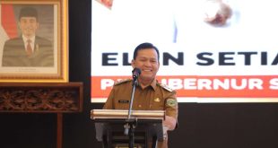 Pj Gubernur Sumsel, Elen Setiadi. Foto: Humas Pemprov Sumsel.