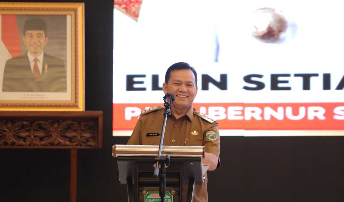 Pj Gubernur Sumsel, Elen Setiadi. Foto: Humas Pemprov Sumsel.