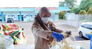 Produk gelembung ikan asal Sumsel yang akan diekspor ke sejumlah kota di Indonesia, Kamis (25/7/2024). Foto: Sumselheadline/Pitria.