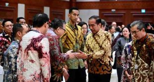 Pj Gubernur Sumsel, Elen Setiadi bersama Presiden Jokowi di Jakarta, Senin (8/7/2024). Foto: Humas Pemprov Sumsel.
