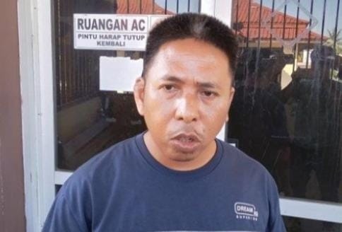 Herianto, korban perampokan di bawah Jembatan Ampera, Palembang, Jumat (26/7/2024). Foto: Sumselheadline/Ela.