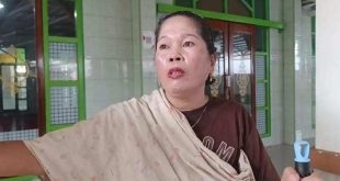 Evi Astuti, marbot Masjid Ala Ikhlas yang memergoki kawanan pencuri kotak amal. Foto: Sumselheadline/Ela.