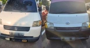 Dua mobil yang mengangkut 37 ribu bayi lobtster. Foto: Dok Polisi.