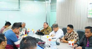 Pj Bupati Muba, Sandi Fahlepi saat audiensi ke Kementerian ESDM, Jakarta, Jumat (5/7/20240. Foto: Kominfo Muba.