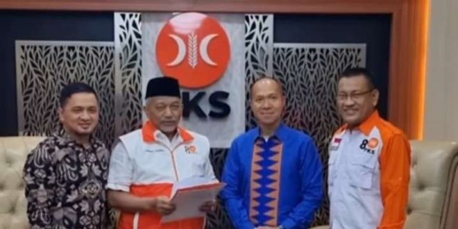 Yudha Mahyuddin saat berada di DPP PKS, Jakarta. Foto: IG PKS Palembang.