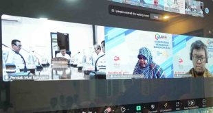 Sekretaris Daerah Pemkab Muba, Apriyadi Mahmud hadir pada rangkaian Sosialisasi Persiapan Orientasi PPPK di Lingkungan Pemerintah Kabupaten Musi Banyuasin, Rabu (10/7/2024) secara virtual. Foto: Kominfo Muba.