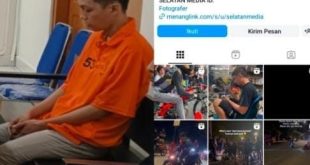 Dandi Winata menjad terdakwa karena mempromosikan judi online di instagramnya, Selasa (30/7/2024). Foto: Sumselheadline/Ela.