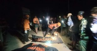 Tiga korban kasus ambruknya jembatan Sungai Lalan, ditemukan sudah meninggal dunia, Rabu (14/8/2024). Foto: Kominfo Muba.