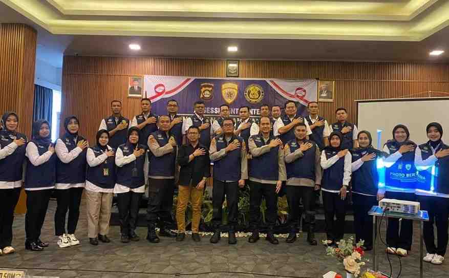 42 anggota Polda Sumsel ikut pelatihan peningkatan kemampuan asesor di Mapolda Sumsel, Kamis (1/8/2024). Foto: Sumselheadline/Ela.