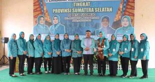 Pj Ketua TP PKK Muba Hj Triana Sandi Fahlepi diwakili Anies Endang selaku Staff Ahli PKK Muba menyambut kunjungan Tim Penilai Penilai Kelompok Dasawisma tingkat Provinsi Sumsel yang dipimpin oleh Ir Hj Rusmala Dewi, di Desa Sidorejo, Jumat (9/8/2024). Foto: Kominfo Muba.