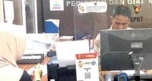 Wahyu Sakinah (21), mahasiswi, melaporkan bahwa kosannya di 16 Ulu Palembang, dibobol maling, Minggu (4/8/2024). Foto: Sumselheadline/Ela.