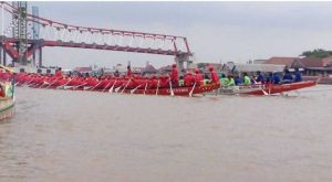 Suasana lomba bidar di Sungai Musi tahun lalu. Foto: Dok Sumselheadline.