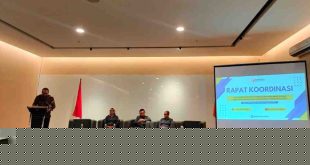 Bawaslu Sumsel dan sejumlah perwakilan media menggelar rapat koordinasi, Senin (5/8/2024). Foto: Sumselheadline/Ela.