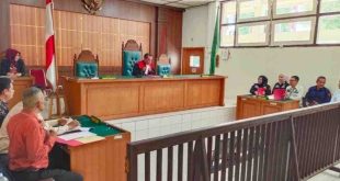 Suasana sidang praperadilan yang diakukan tersangka kasus IUP tambang batubara, Kamis (22/8/2024). Foto: Sumselheadline/Ela.