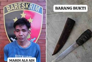 Mardi Muhammad Sopian (30), pelaku penodongan di atas Ampera. Foto: Sumselheadline/Ela.