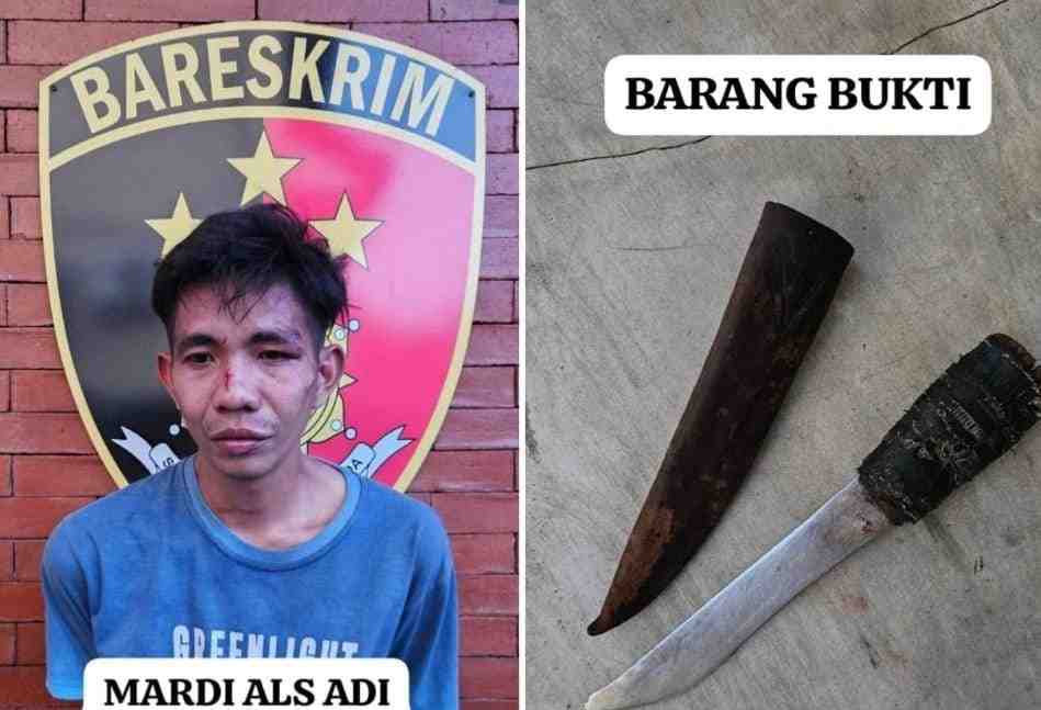 Mardi Muhammad Sopian (30), pelaku penodongan di atas Ampera. Foto: Sumselheadline/Ela.