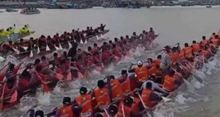 Lomba bidar di Sungai Musi yang digelar Pemkot Palembang, Sabtu (31/8/2024). Foto: screenshoot medsos.