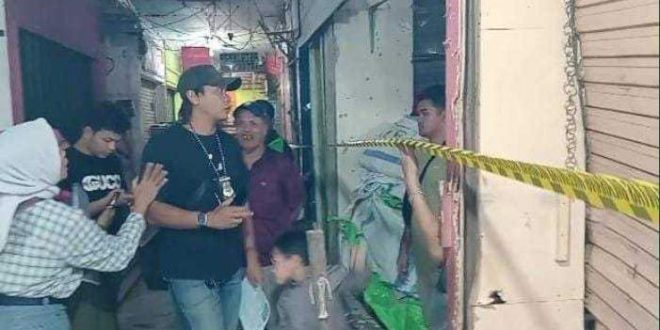 Tim Jatanras Polda Sumsel melakukan olah TKP atas perusakan dan penjarahan kios Pasar 16 Ilir Palembang, Selasa (10/9/2024). Foto: Sumselheadline/Ela.