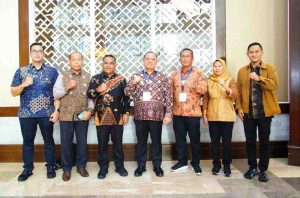 Pj Bupati Muba, Sandi Fahlepi menghadiri rakornas stunting di Jakarta, Rabu (4/9/2024). Foto: Kominfo Muba.