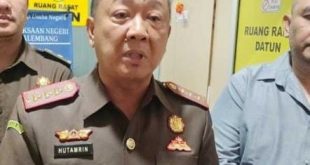 Kepala Kejari Palembang Hutamrin SH MH. Foto: Sumselheadline/Ela.