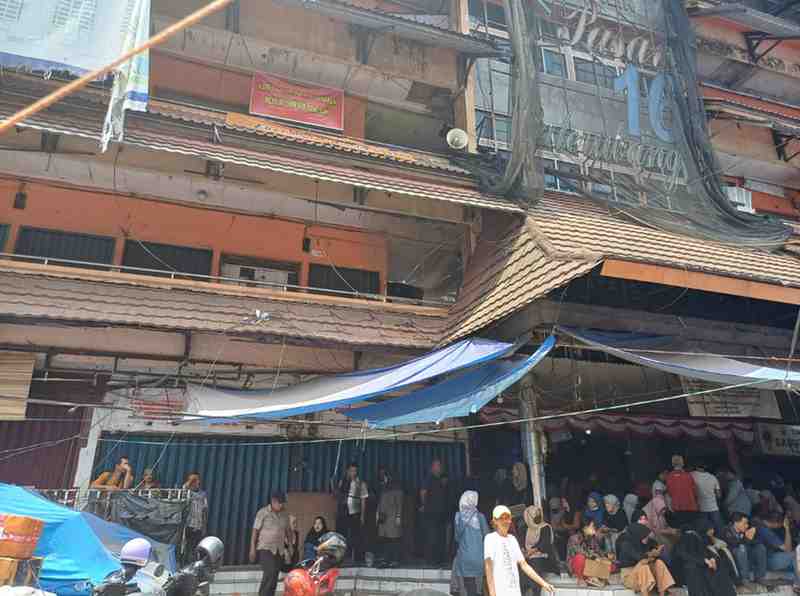 Pasar 16 Ilir Palembang. Foto: Sumselheadline/Pitria.