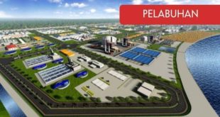 Maket awal Pelabuhan Tanjung Carat di Banyuasin. Foto: Indonesia.go.id.