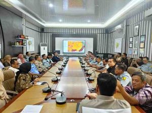 Kepala Bidang Penataan Ruang Kota Palembang Agung Nugraha saat memimpin rapat membahas Sipetarung, Kamis (19/9/2024). Foto: Sumselheadline/Pitria.