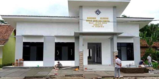 Gedung Balai Latihan Kerja Unit Pelaksana Teknis Pusat (BLK UPTP) Prabumulih. Foto: Dok Polisi.