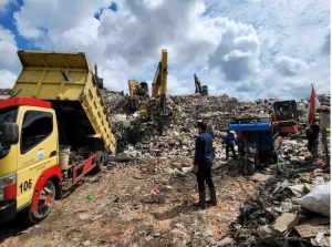 Kawasan TPA Sukawinatan, yang segara dibangun PLTSa. Foto: Dok Sumselheadline.