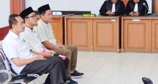 Suasana sidang kasus dugaan korupsi pembangunan USB SMA 2 Buay Pemaca OKU Selatan, Jumat (6/8/2024). Foto: Sumselheadline/Ela.