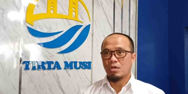 Direktur Tehnik Perumda Tirta Musi, M. Azharuddin. Foto: Sumselheadline/Pitria.