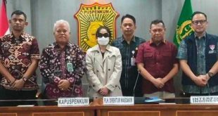Alnaura, selebrgam Palembang, yang ditangkap di Jepang. Foto: Dok Kejagung.