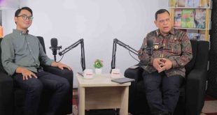 Pj Walikota Palembang, A Damenta saat Podcast Teras Negeri Tempo, Jakarta. Foto: Kominfo Palembang.