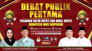 Ilustrasi debat Cabup Muba, Foto: Dok Kominfo Muba.